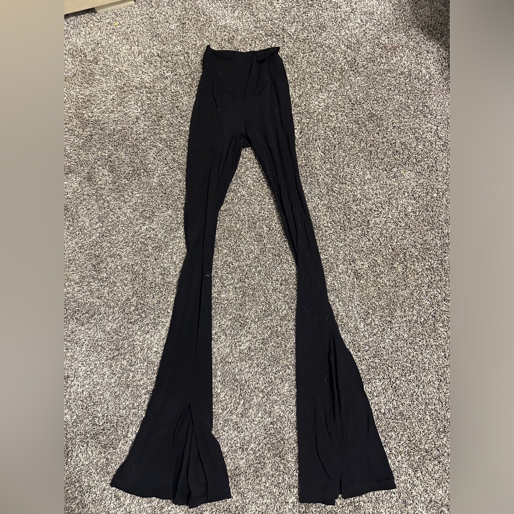 Black aerie flare leggings